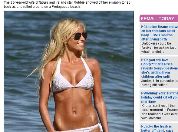 Zobacz seksowną żonę sławnego piłkarza