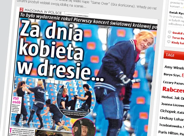 Madonnie bardzo do twarzy w dresie