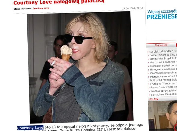 Czy lód i papieros to smaczne połączenie?