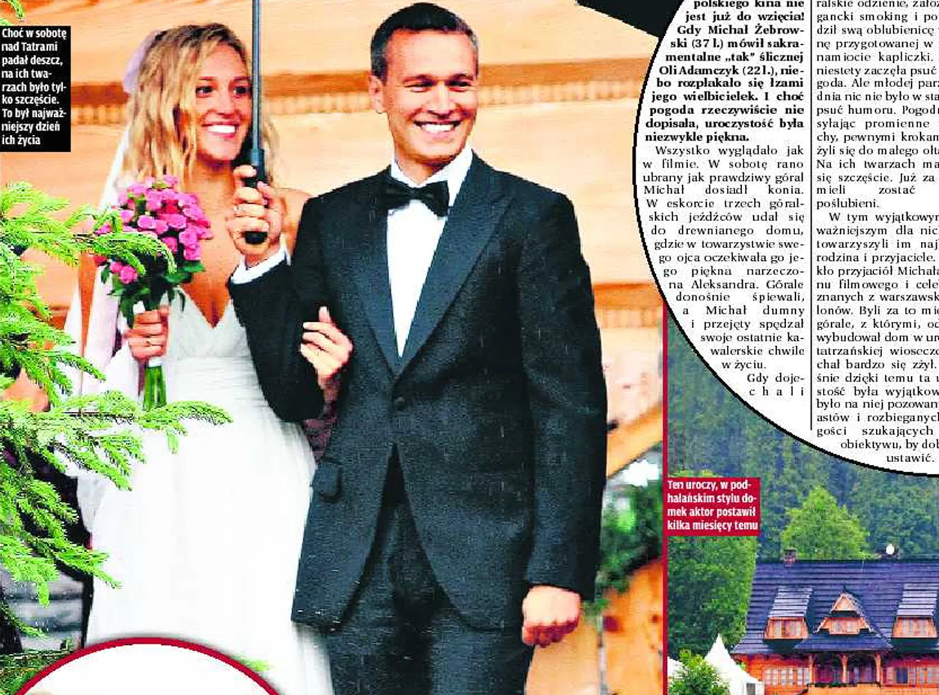 Michał Żebrowski poślubił Olę