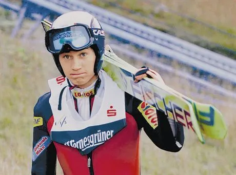 sport skoki narciarskieletni puchar swiataklingenthal kwalifikacjenz kamil stoch05102007fot. alex domanski  contrast