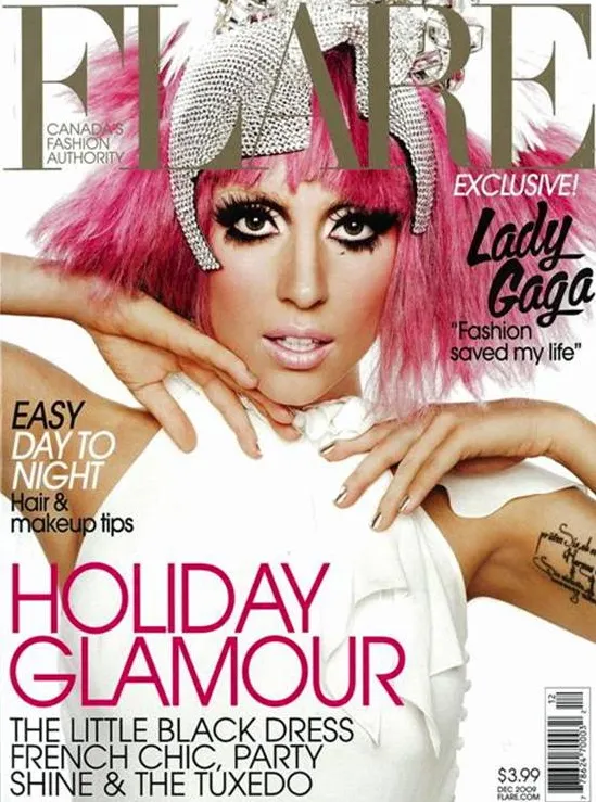 Lady GaGa na okładce grudniowego magazynu  quot;Flare quot;