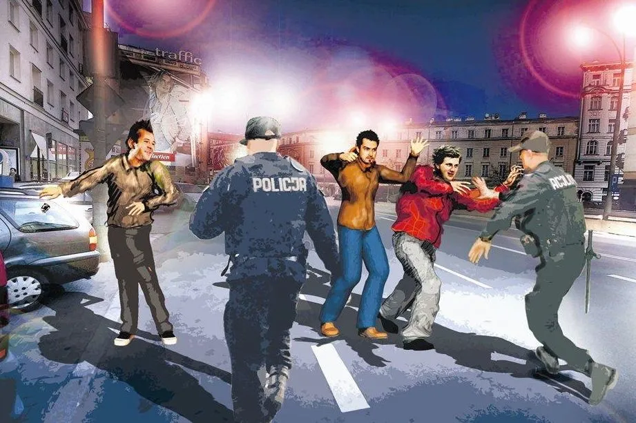 Bójka z udziałem aktorów