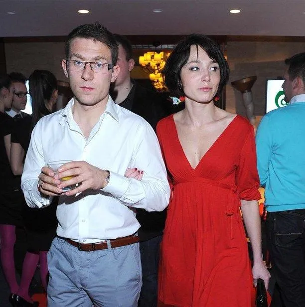 Karolina Borkowska z mężem