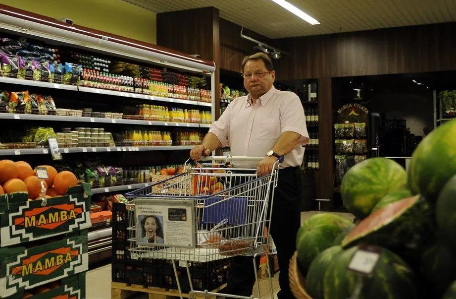 Poseł Kalisz na zakupach