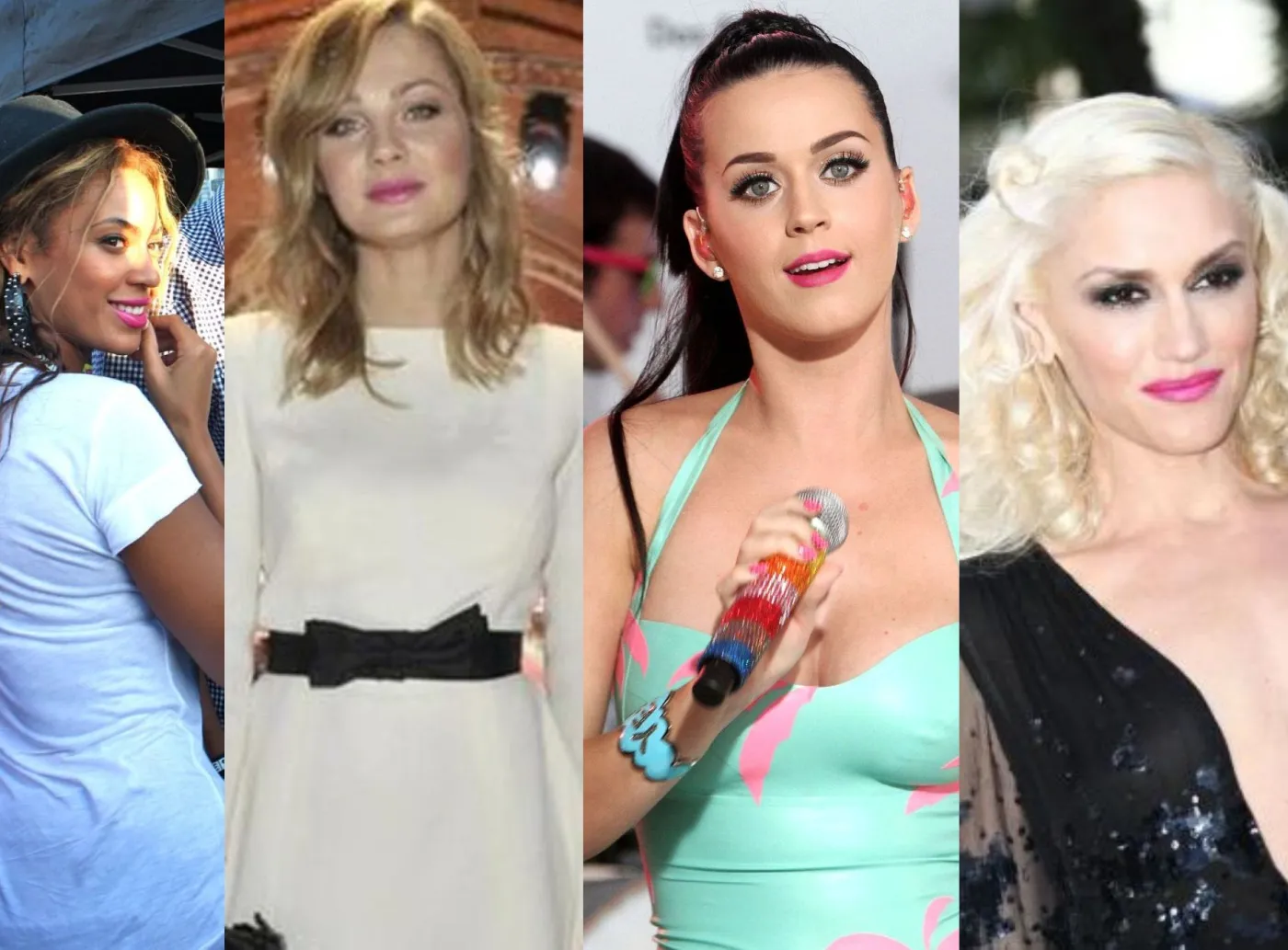 gwiazdy z różowymi ustami