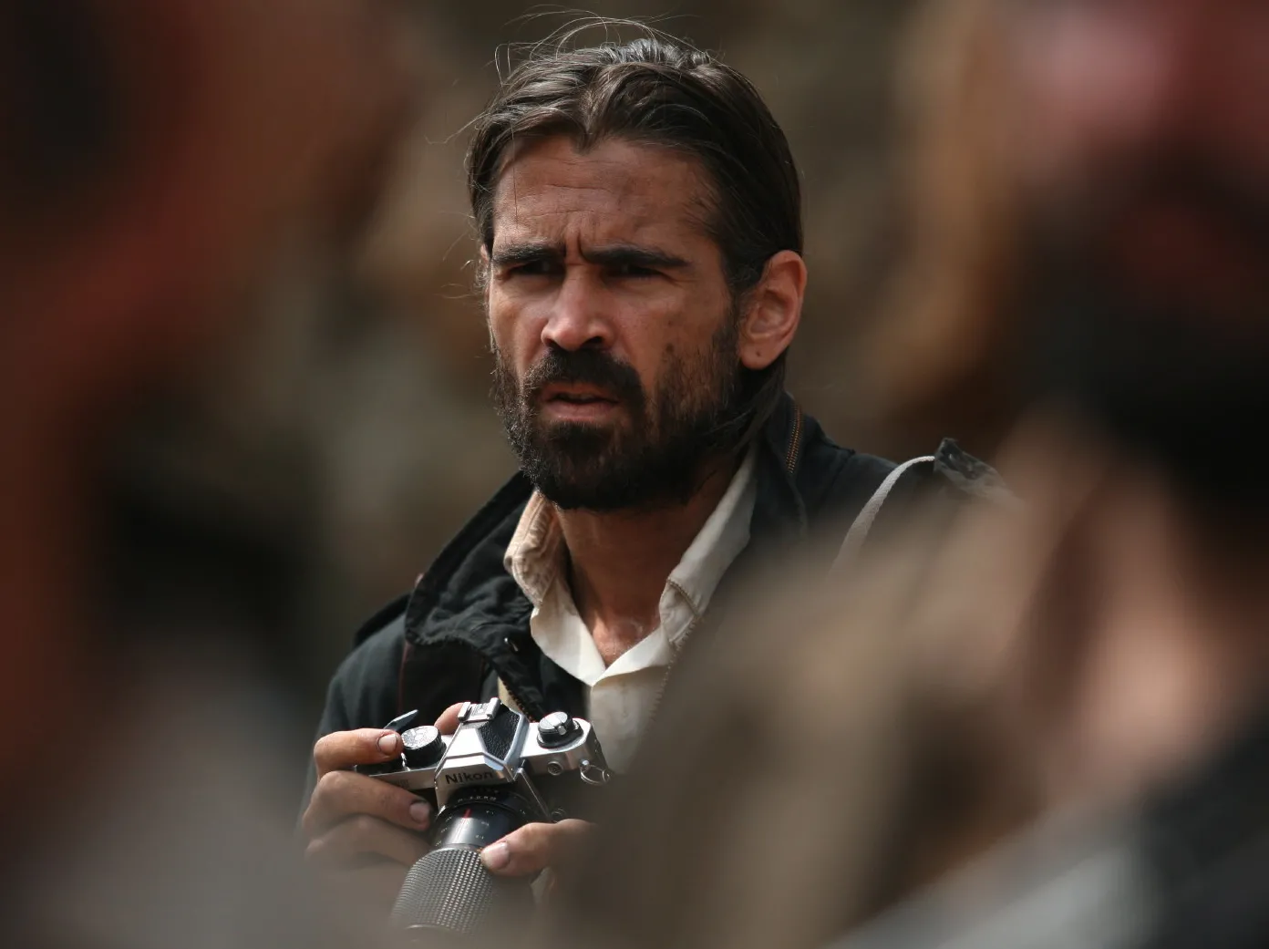 Colin Farrell fotografuje wojnę