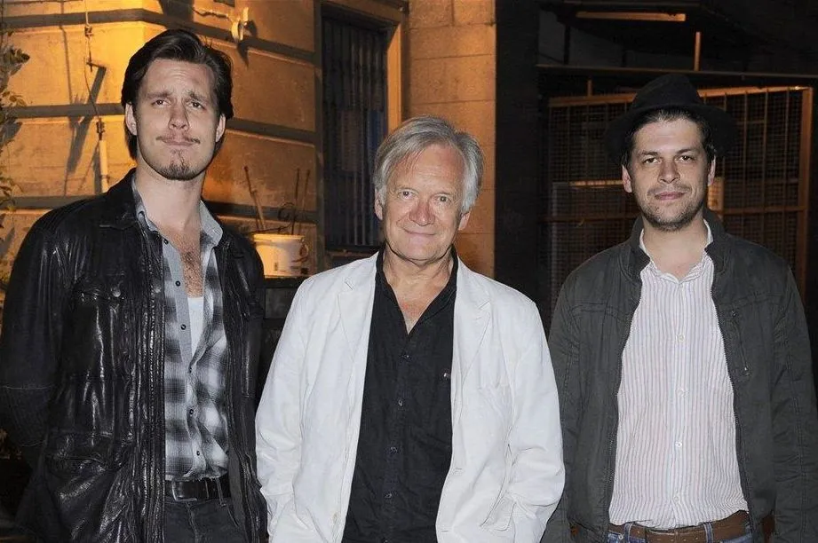 Andrzej Seweryn z synami