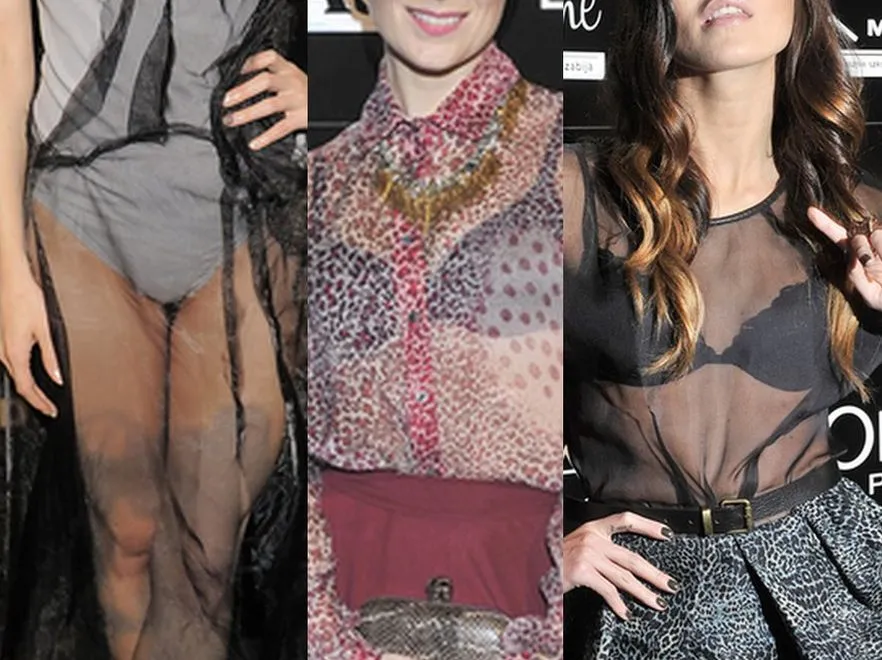 Bielizna i golizna na czerwonym dywanie! Zobacz śmiałe stroje celebrytek