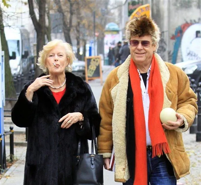 Beata Tyszkiewicz z bratem