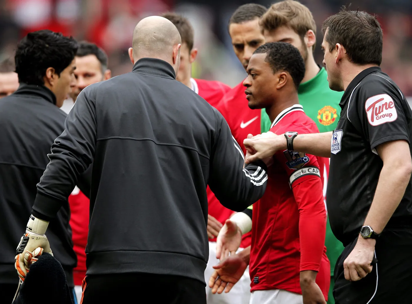 Luis Suarez i Patrice Evra