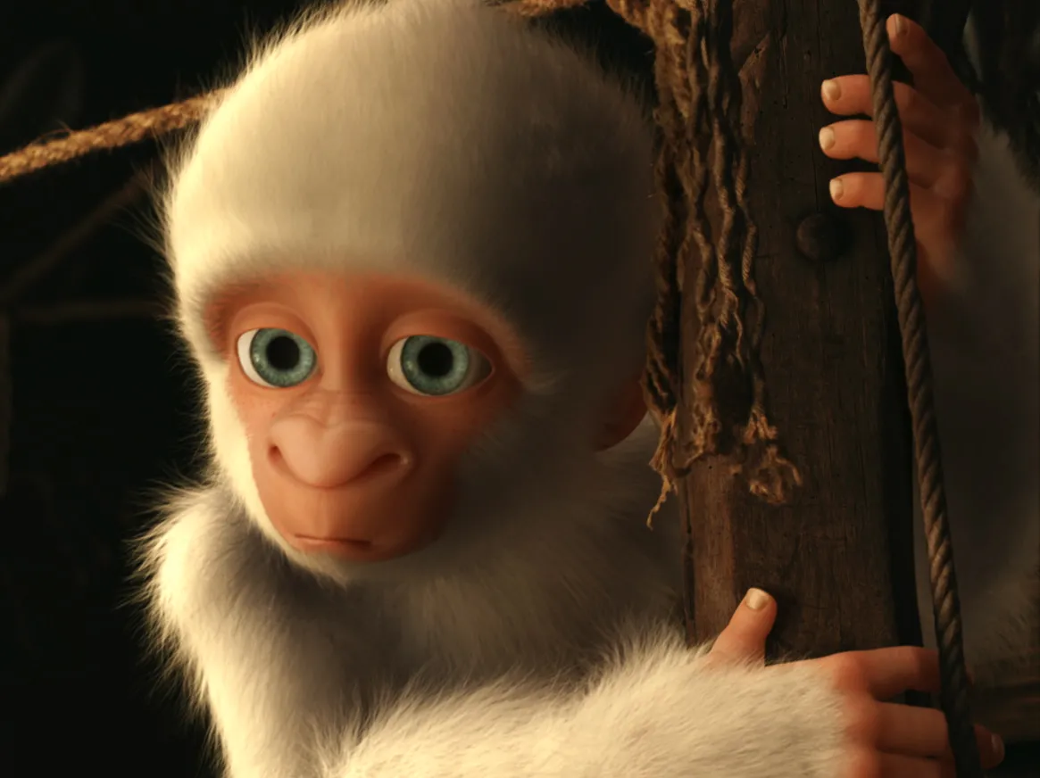 Paweł Królikowski małpą w Barcelonie