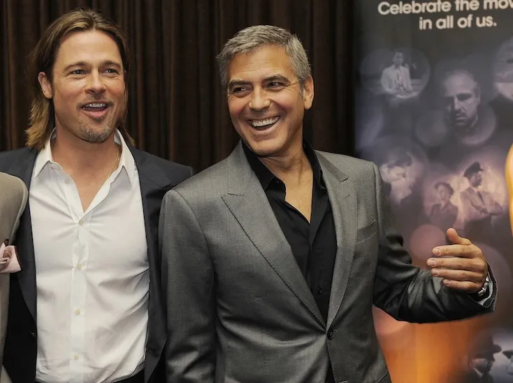 Przyjaciele – George Clooney i Brad Pitt
