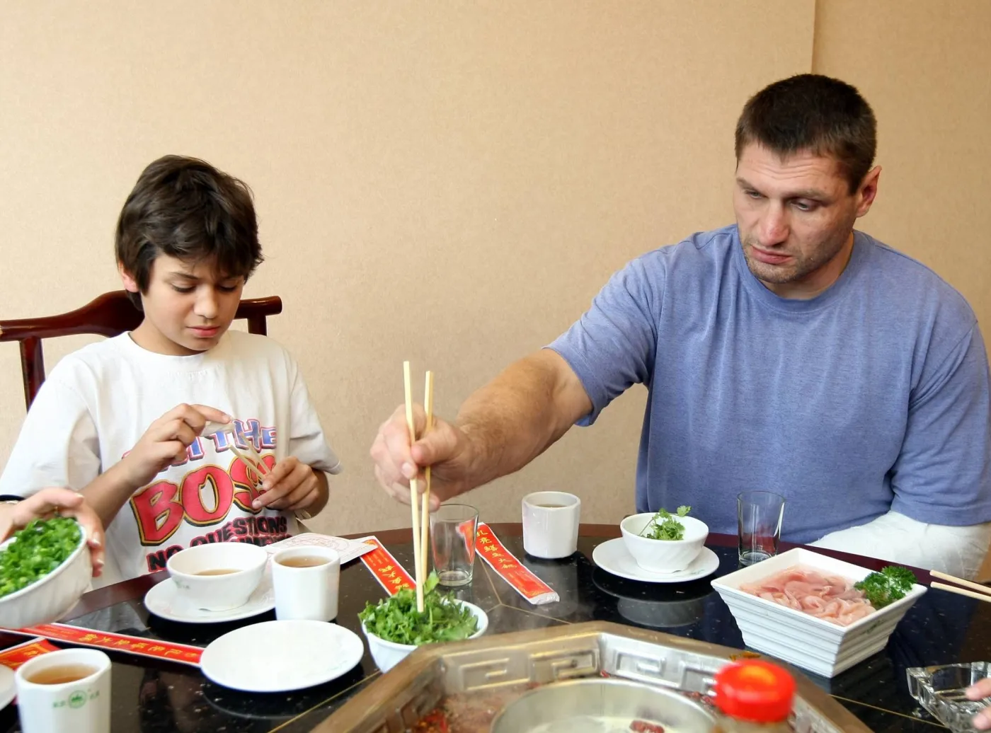 Andrzej Gołota i jego syn