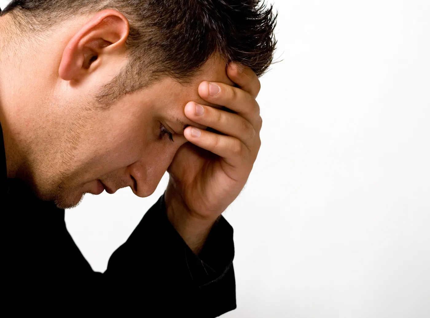 mężczyzna depresja problem