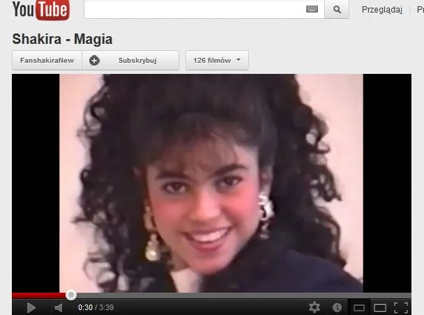 Amatorskie wideo Shakiry
