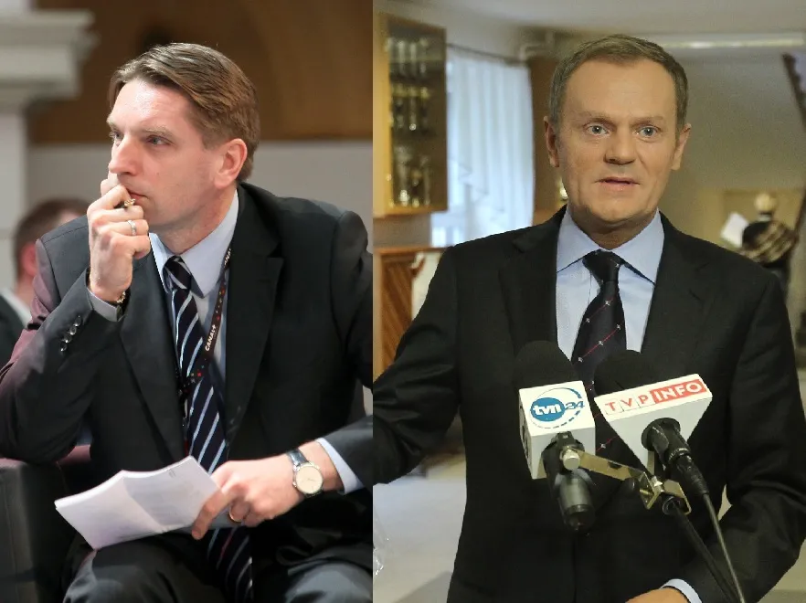 Tomasz Lis i Donald Tusk