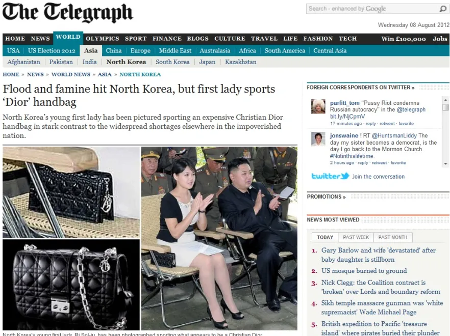 Ri Sol-Ju i Kim Dzong Un