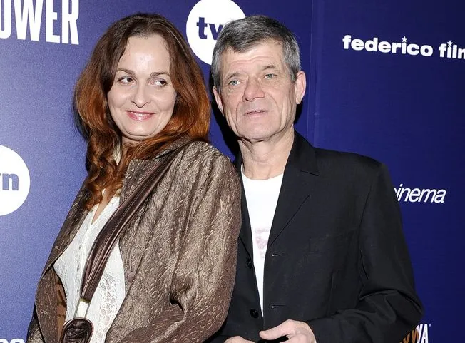 Henryk Gołębiewski z żoną