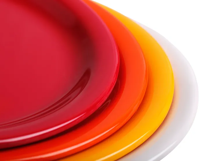 talerze melamina naczynia