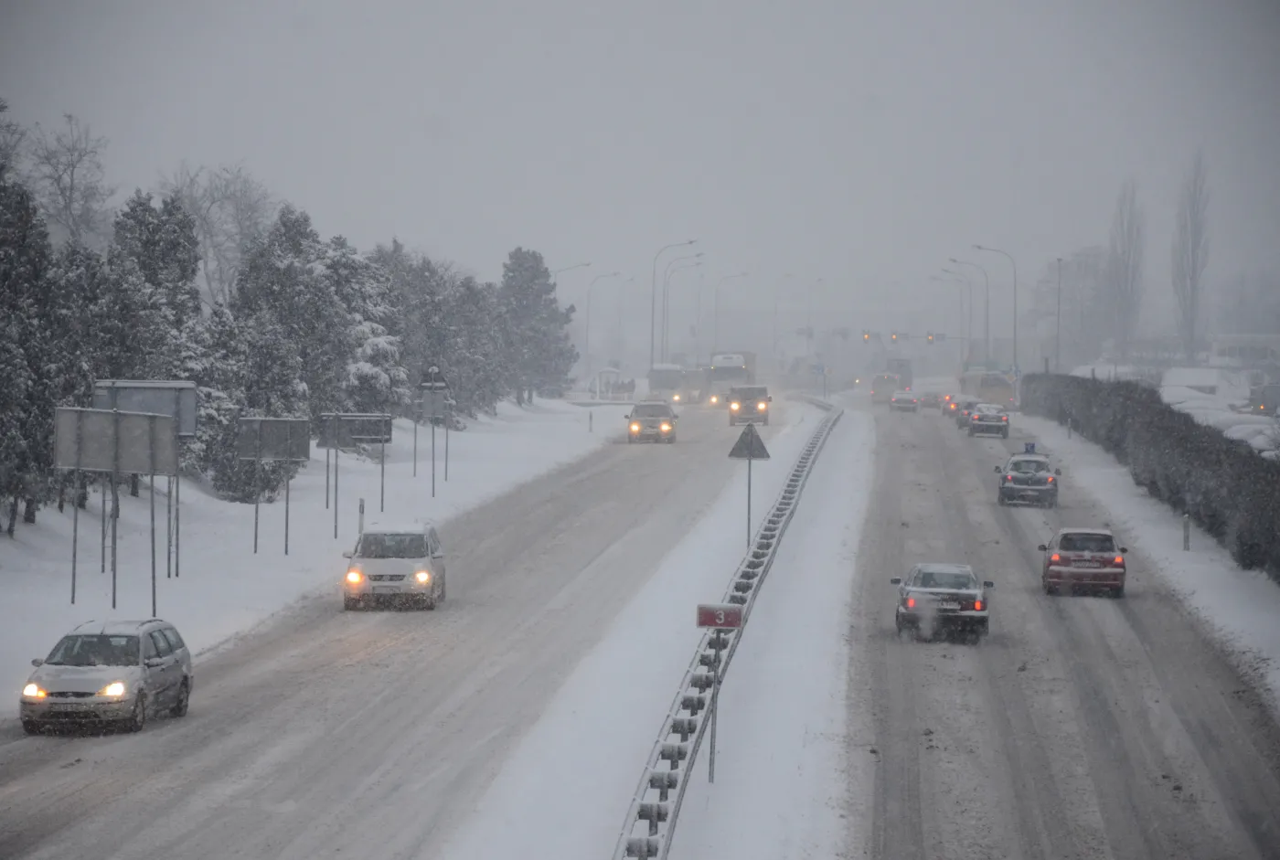 Trudne warunki na drogach