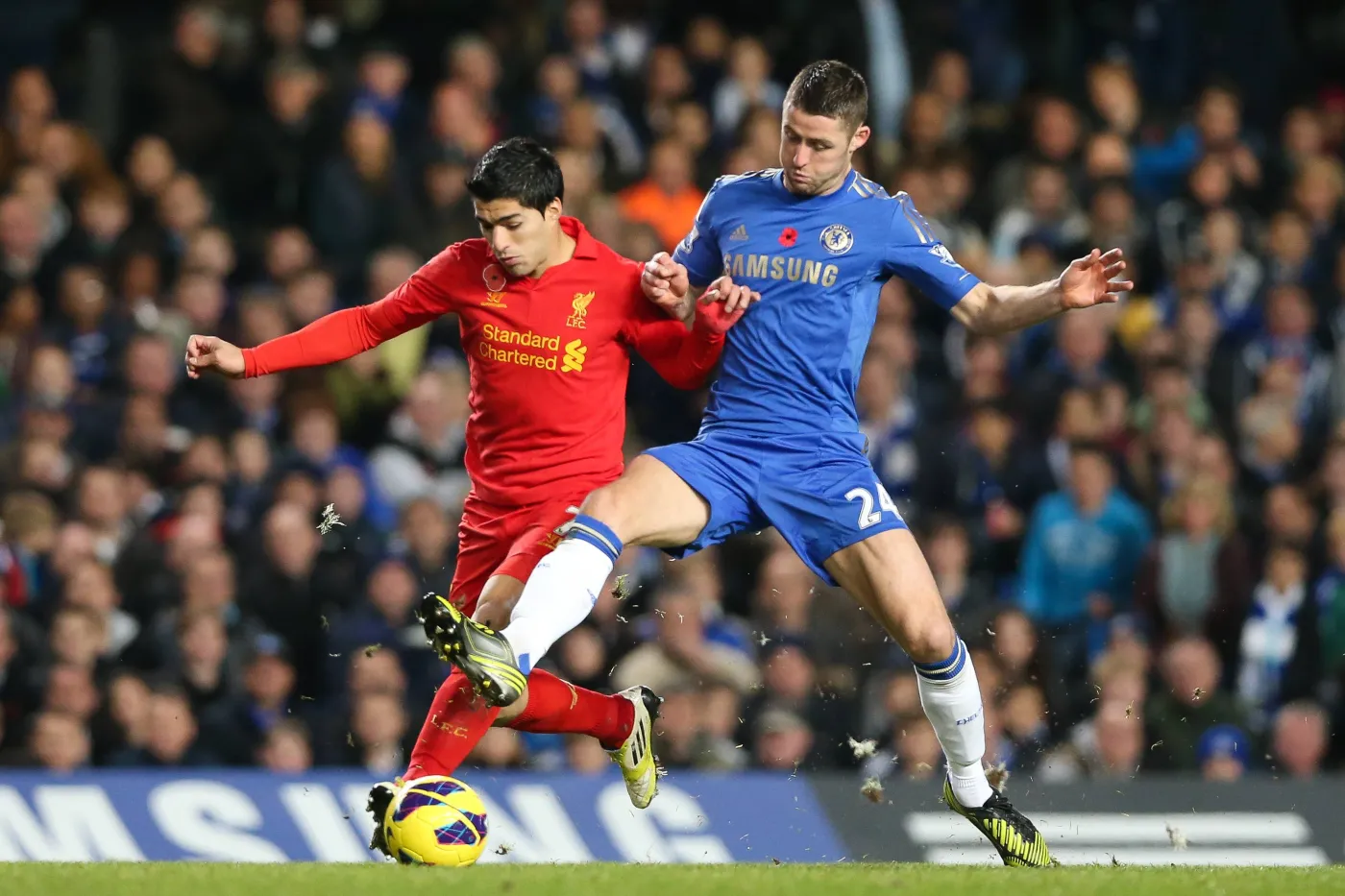 Luis Suarez i Gary Cahill
