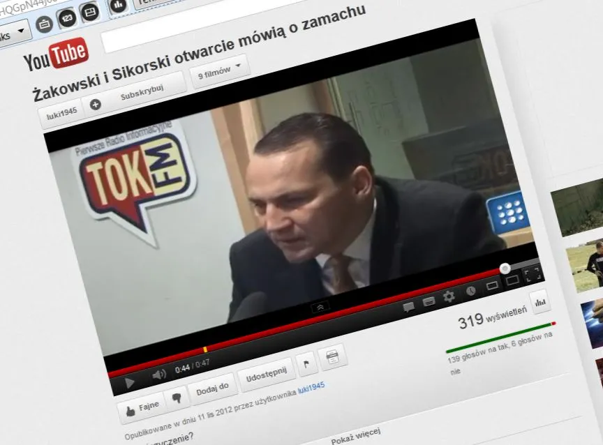 Wpadka Sikorskiego w radiu. Przyznał, że był… zamach smoleński