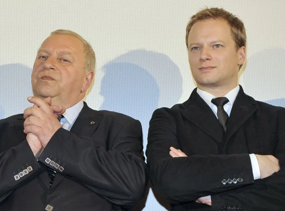 Jerzy Stuhr i Maciej Stuhr