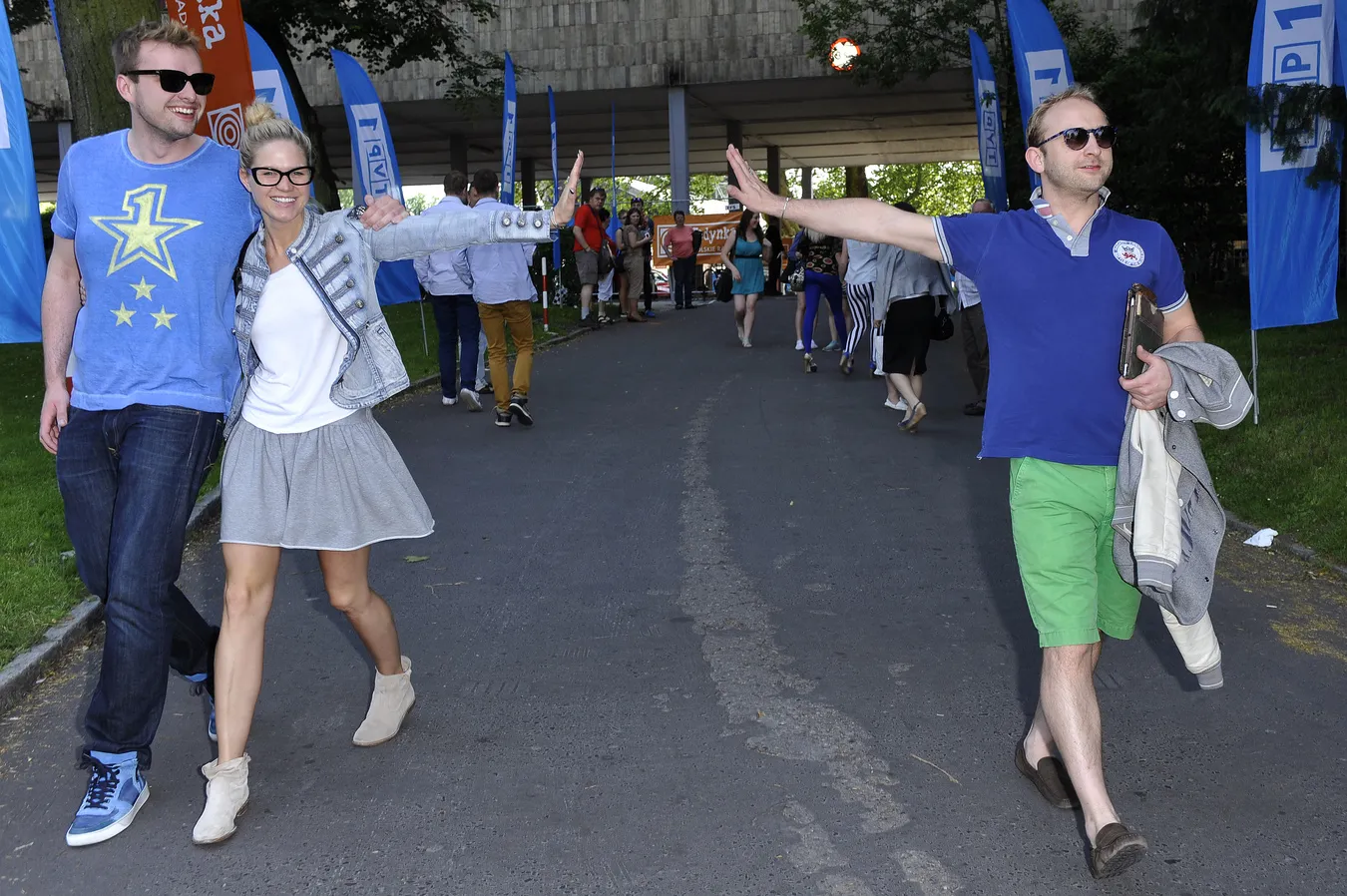 Zofia Ślotała i Borys Szyc