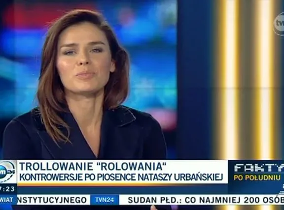 Natasza Urbańska w TVN24