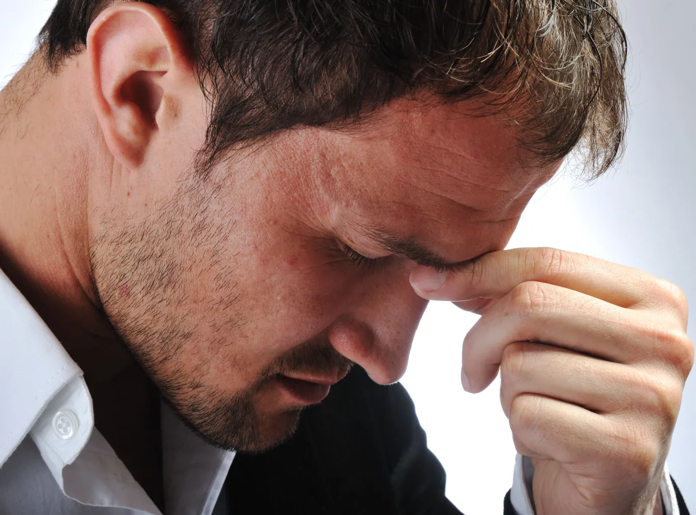 mężczyzna depresja problem