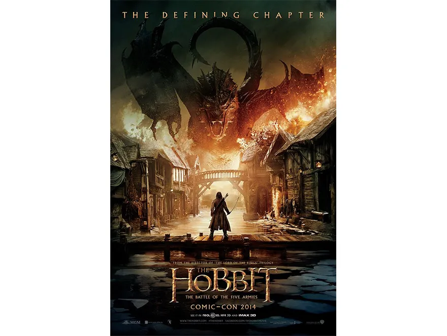 Pierwszy plakat filmu "Hobbit: Bitwa Pięciu Armii"