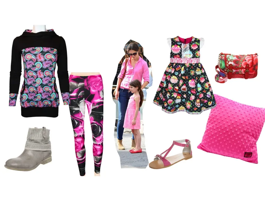 Przyjemne ze stylowym: zestawy dla mamy i córki inspirowane gwiazdami