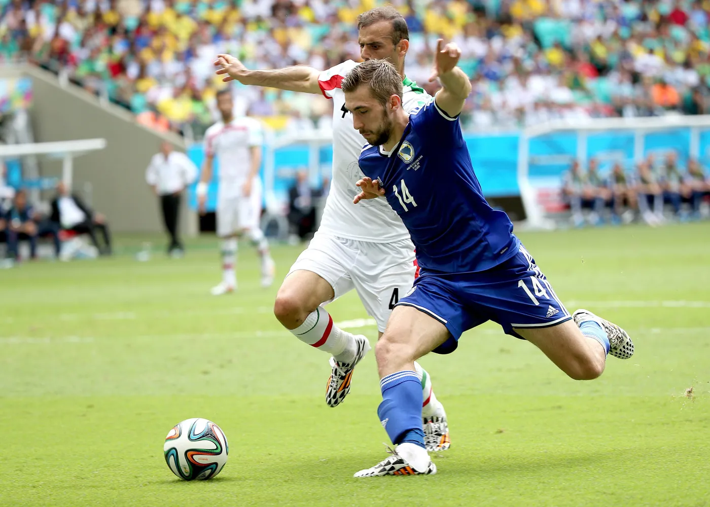 Bośnia i Hercegowina udanie pożegnała się z mundialem. Ograła Iran 3:1. WIDEO