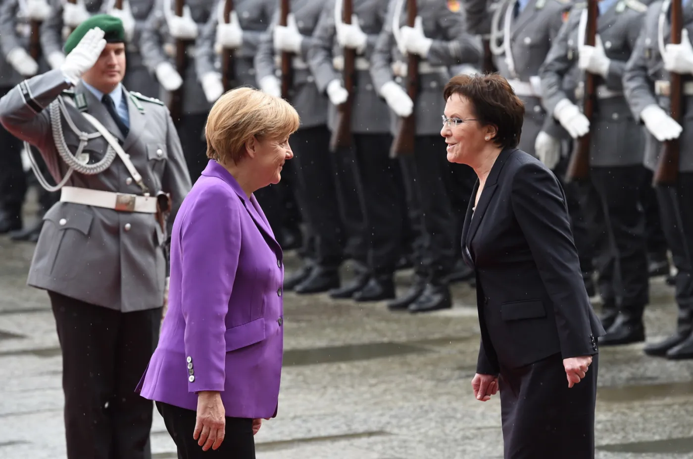 Ewa Kopacz, Angela Merkel 