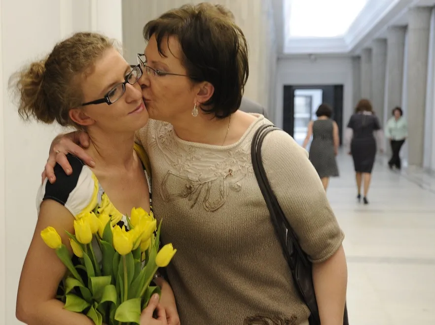 Ewa Kopacz z córką Kasią