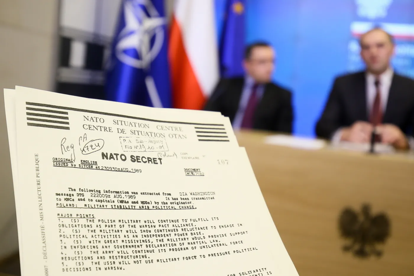 Odtajnione dokumenty NATO