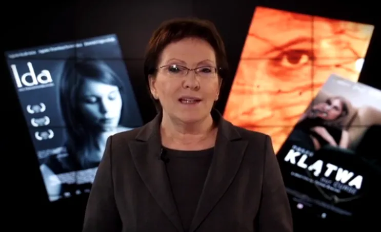Ewa Kopacz w filmie KPRM