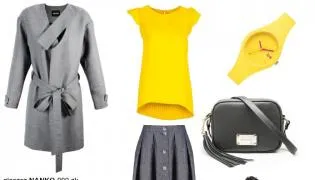 Szarość i żółć - oryginalne połączenie kolorów na lato