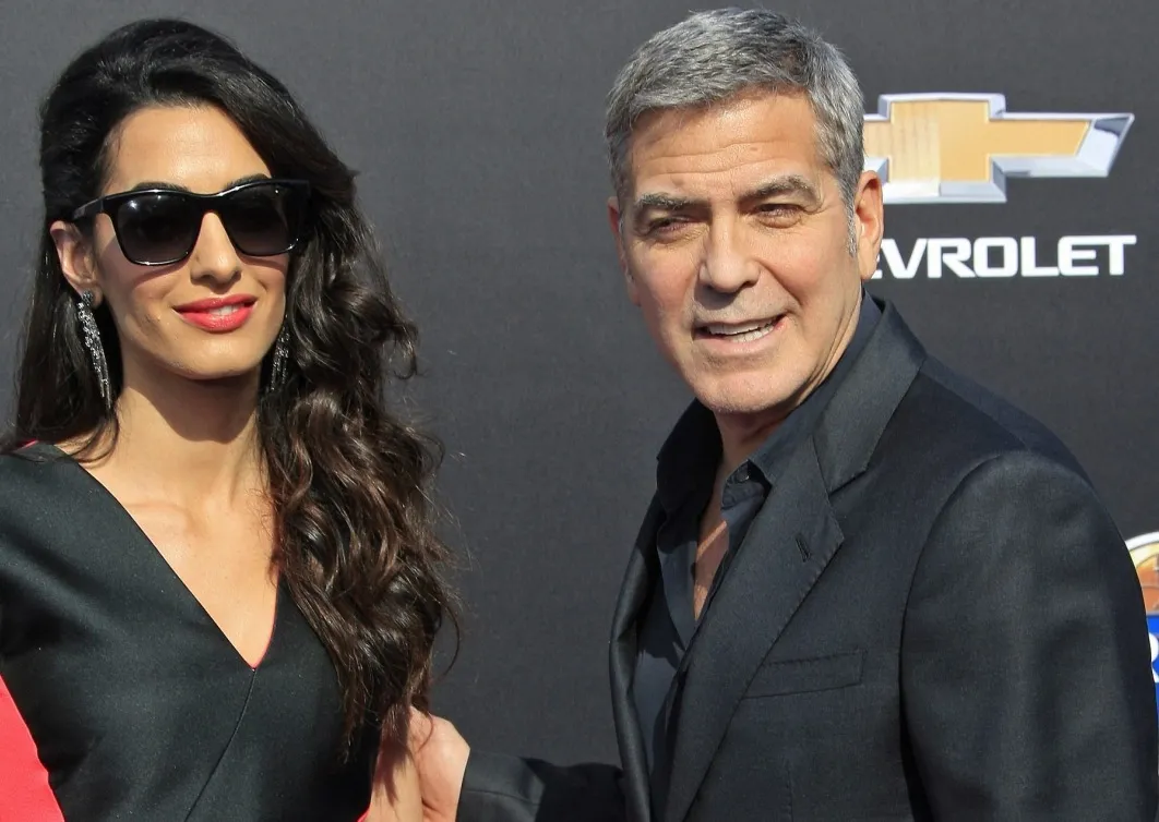 George Clooney z żoną Amal