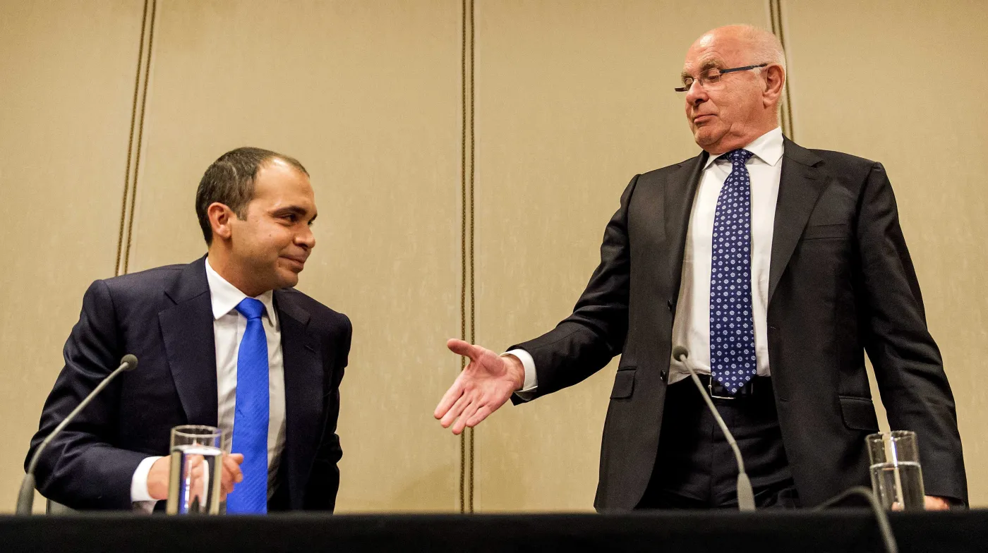 Michael van Praag (z prawej)