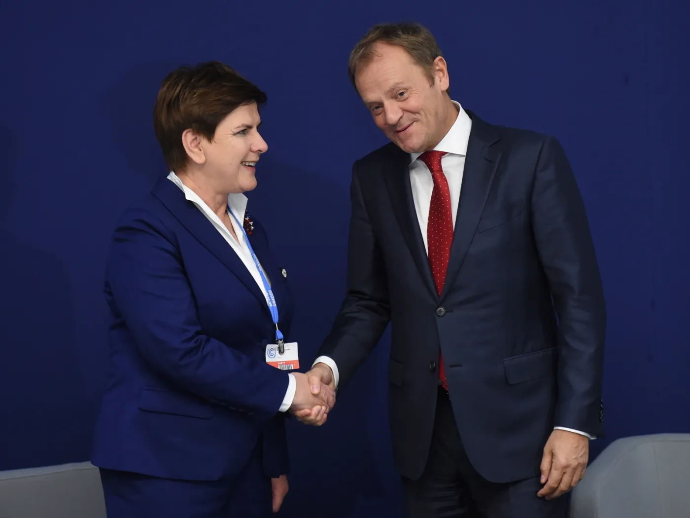 Beata Szydło i Donald Tusk