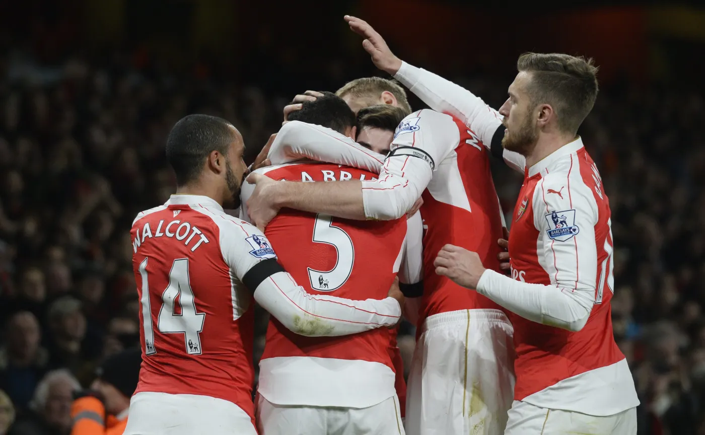 Radość piłkarzy Arsenalu