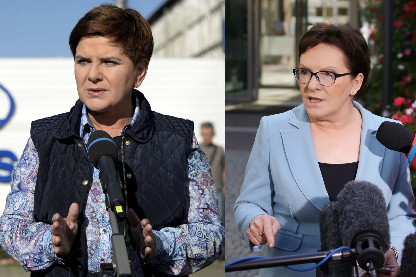 Beata Szydło i Ewa Kopacz