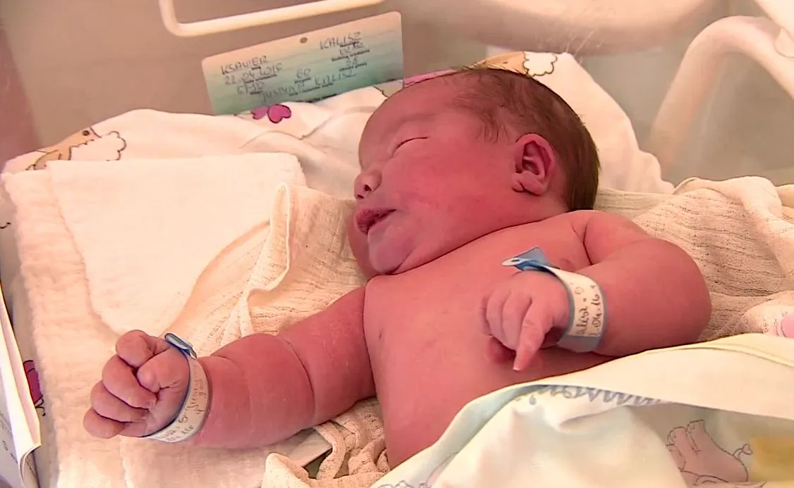 Ksawery - z wagą 5750 gramów - urodził się w Świętochłowicach