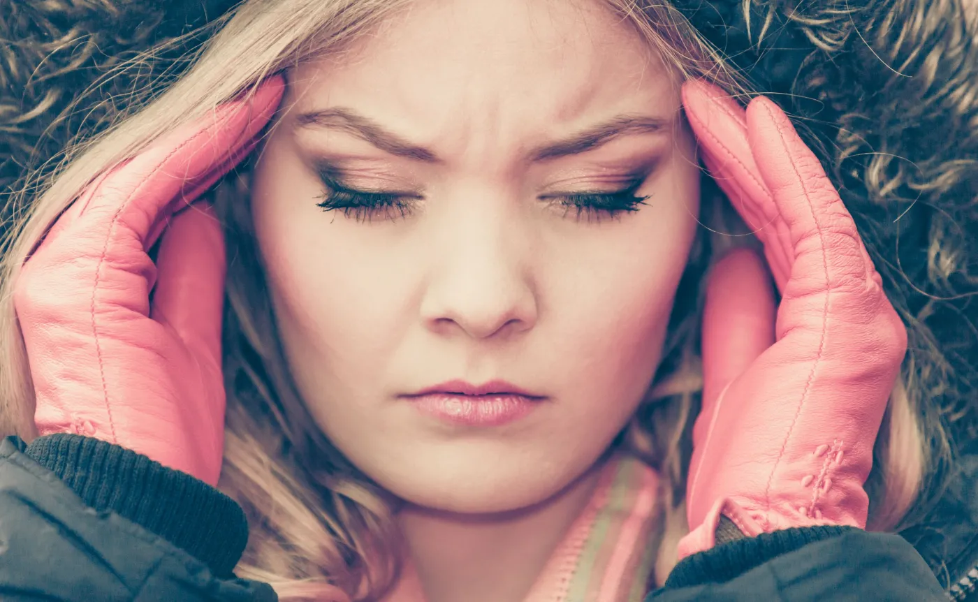 Kobieta w kurtce zimowej