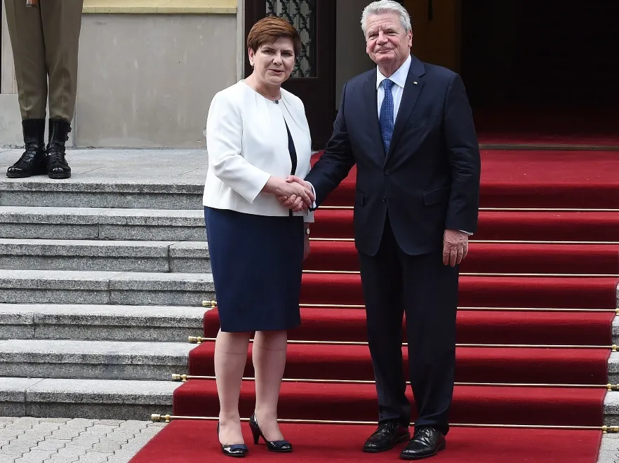 Beata Szydło; Joachim Gauck 