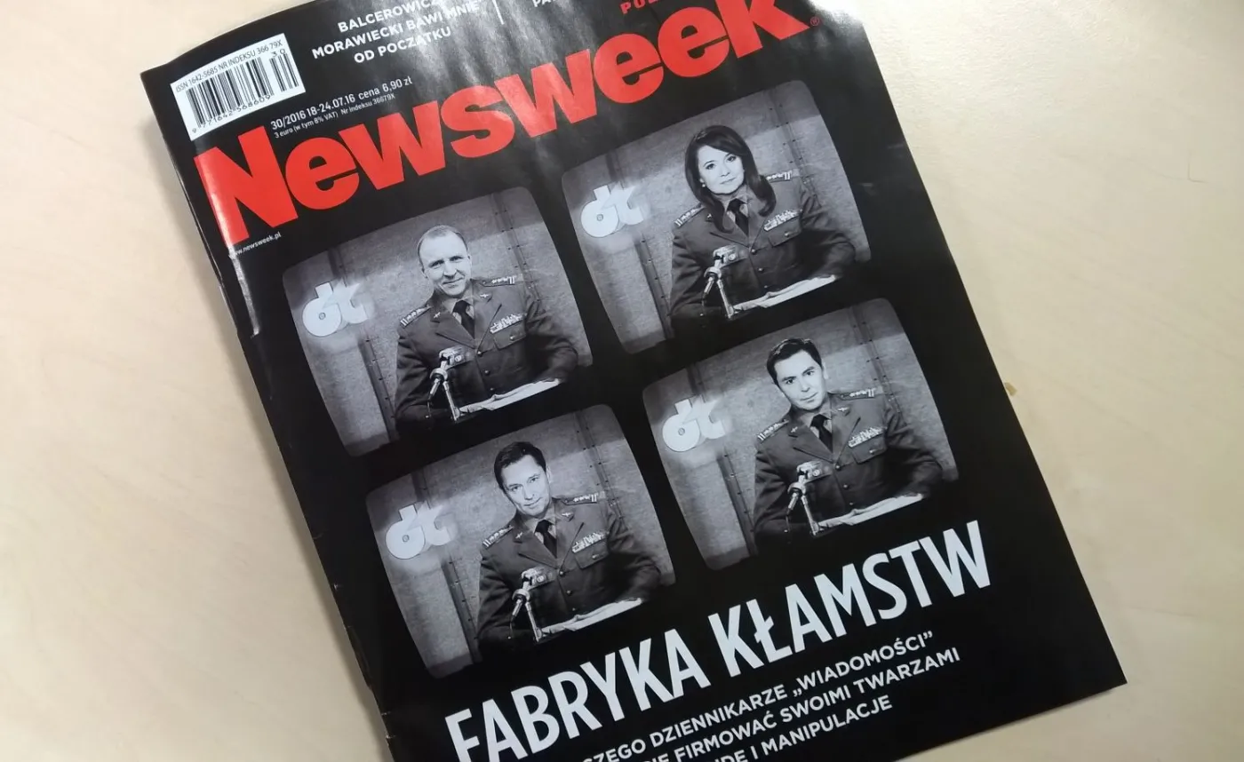 Okładka tygodnika "Newsweek"