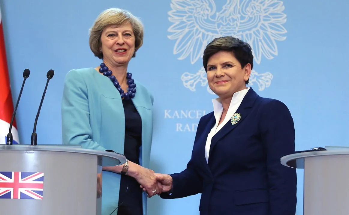 Theresa May i Beata Szydło