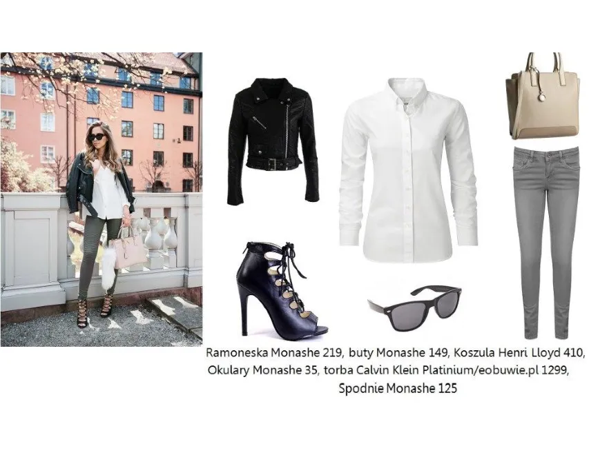 STYLIZACJE z białą koszulą